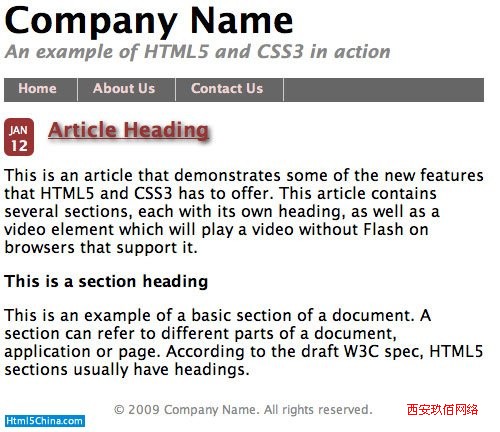 �@ʾʹ�� HTML5 �� CSS3 ��(chu��ng)���ĸ��N�ı���ʽ����Ļ�؈D�������������ľ����ɫ�������}�Լ��Ӵֵą^(q��)����}��